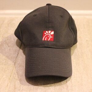 Chick-Fil-A Team Style oobe Hat Cap Strapback Black Embroidered Logo